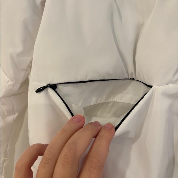 H&M White Puffer Jacket - Picture 2 of 4